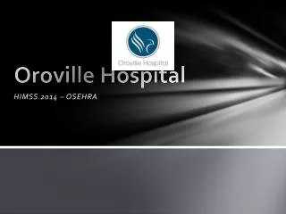 Oroville Hospital