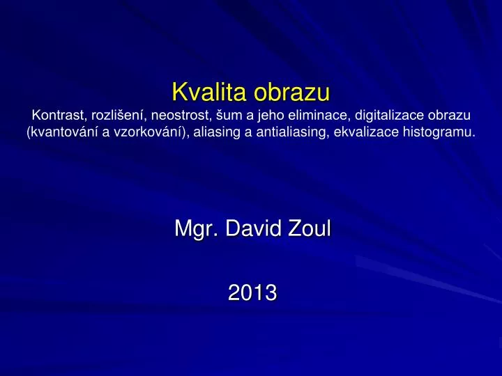 mgr david zoul 2013