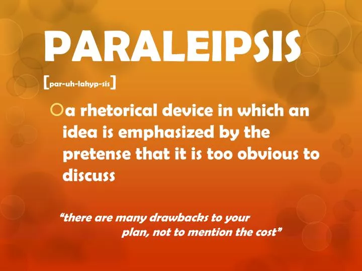 paraleipsis par uh lahyp sis