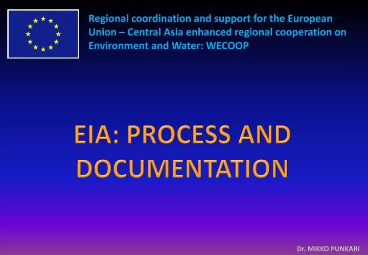 eia process and documentation