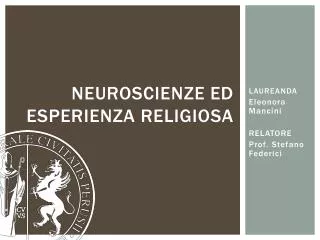 neuroscienze ed esperienza religiosa