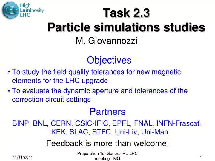 task 2 3 particle simulations studies