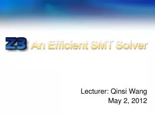 An Efficient SMT Solver