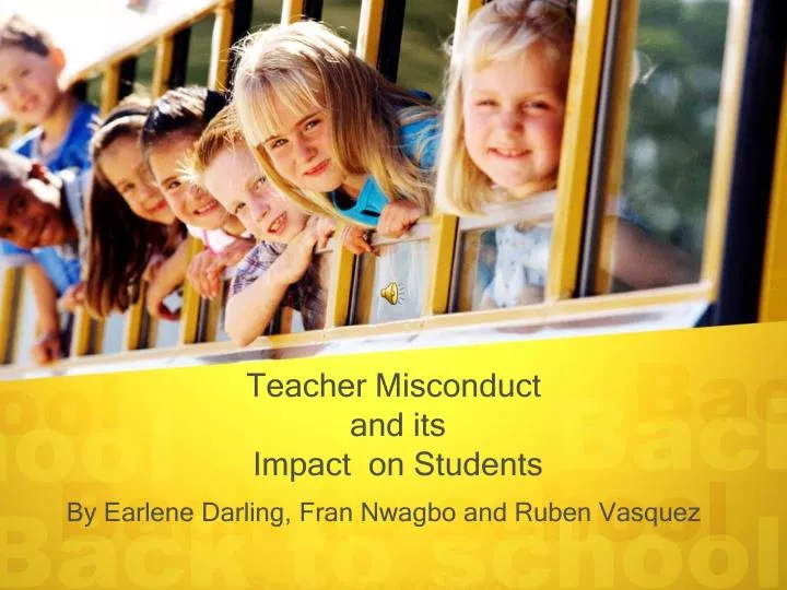 teacher misconduct and its impact on students