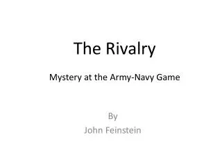 The Rivalry Mystery at the Army-Navy Game