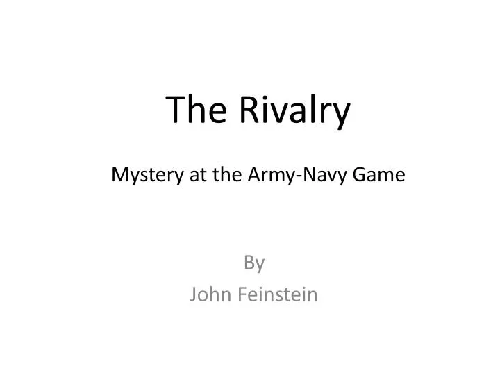 the rivalry mystery at the army navy game