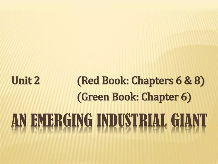 unit 2 red book chapters 6 8 green book chapter 6