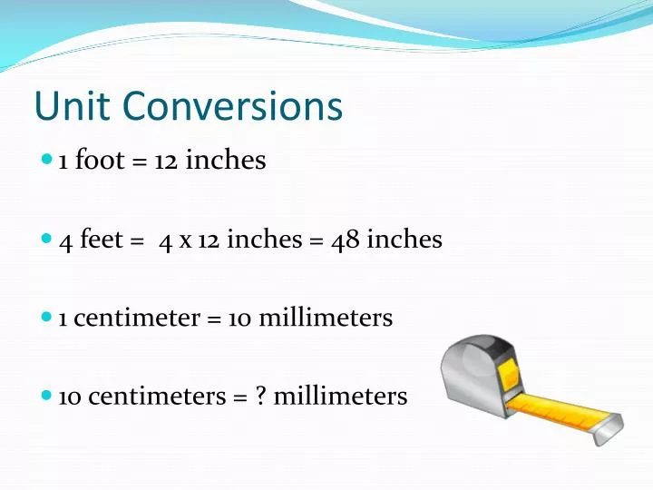 unit conversions