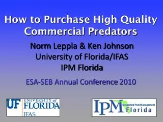How to Purchase High Quality Commercial Predators