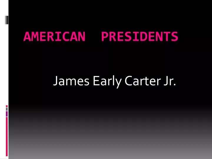 james early carter jr
