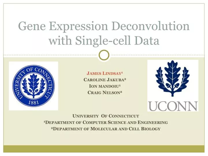 gene expression deconvolution with single cell data