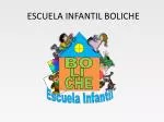 ESCUELA INFANTIL BOLICHE - slide 1