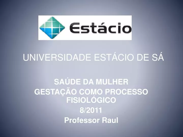 universidade est cio de s