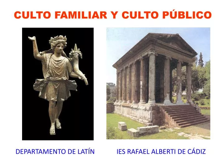 culto familiar y culto p blico