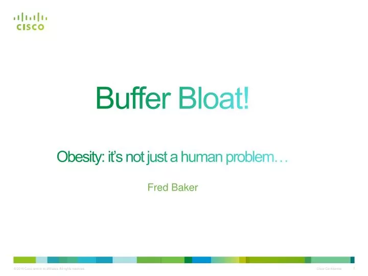 buffer bloat obesity it s not just a human problem