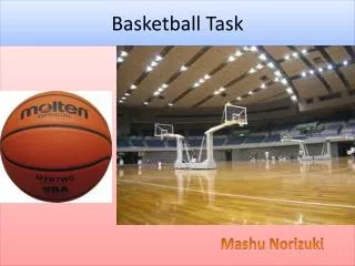 Basketball Task