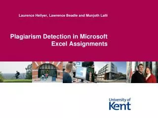 Plagiarism Detection in Microsoft Excel Assignments