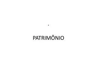 patrim nio