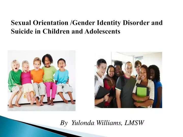 sexual orientation gender identity disorder and suicide in children and adolescents
