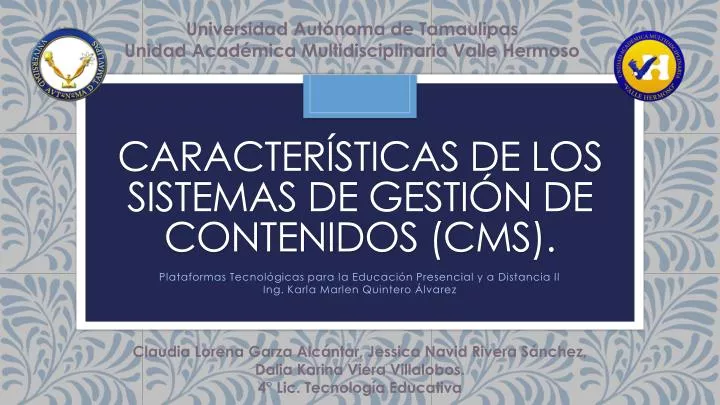 caracter sticas de los sistemas de gesti n de contenidos cms