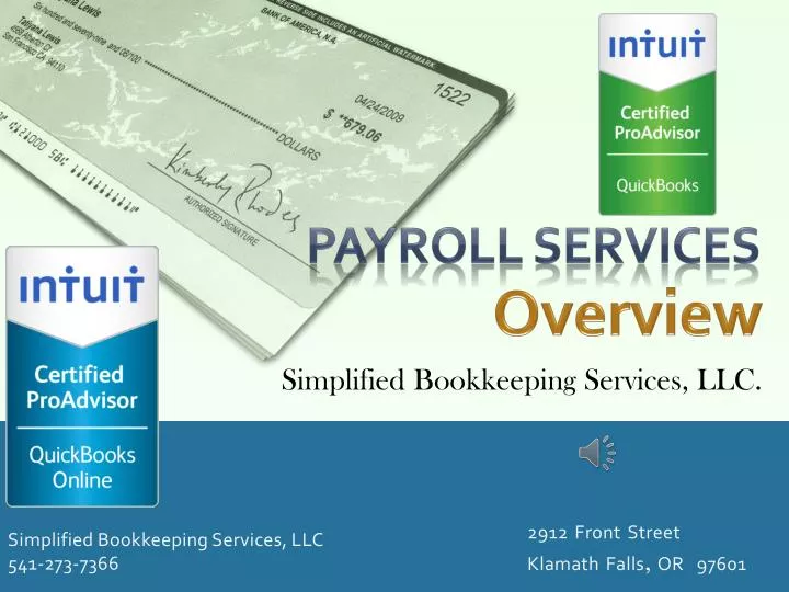 simplified bookkeeping services llc 541 273 7366