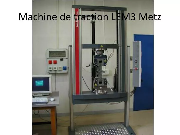 machine de traction lem3 metz