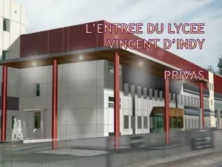 l entree du lycee vincent d indy privas