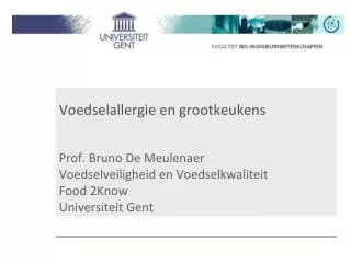 voedselallergie en grootkeukens