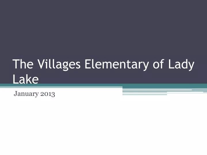 the villages elementary of lady lake