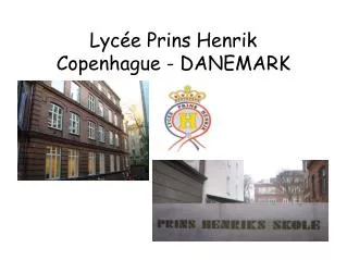 lyc e prins henrik copenhague danemark