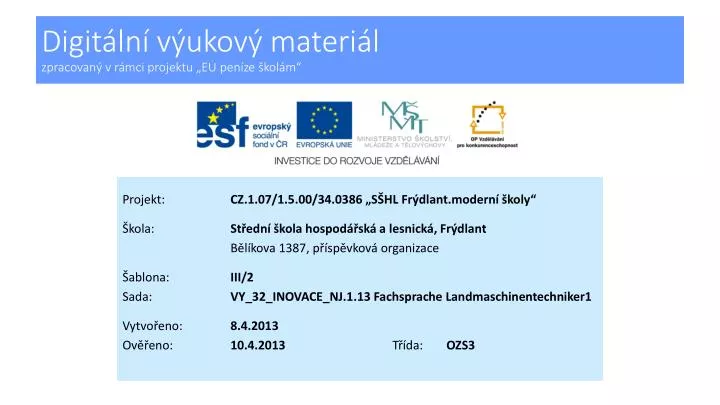 digit ln v ukov materi l zpracovan v r mci projektu eu pen ze kol m