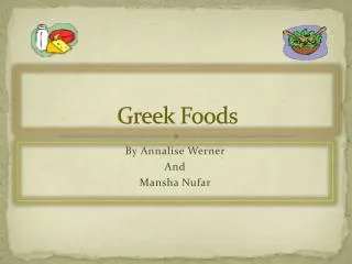 Greek Foods