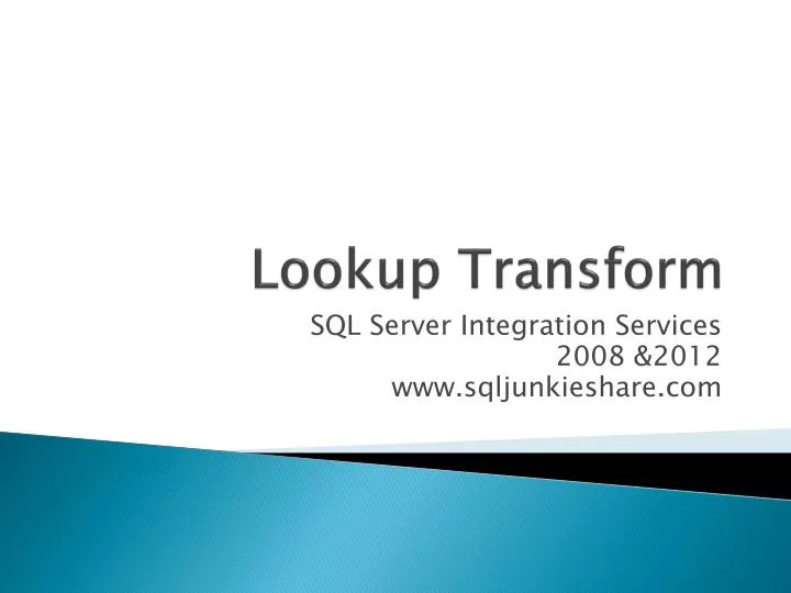 lookup transform