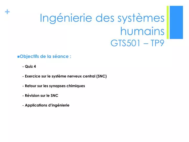 ing nierie des syst mes humains gts501 tp9