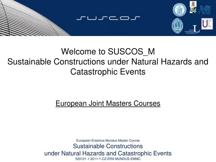 welcome to suscos m sustainable constructions under natural hazards and catastrophic events