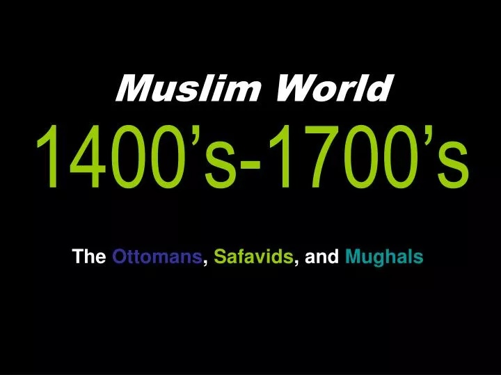 muslim world
