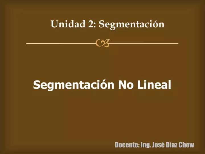 unidad 2 segmentaci n