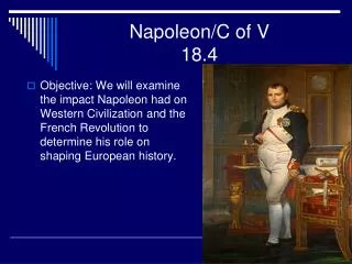 Napoleon/C of V 18.4