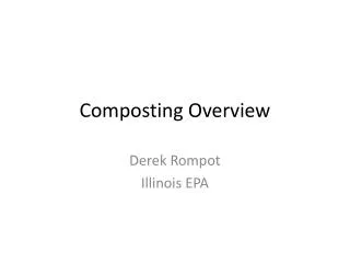 Composting Overview