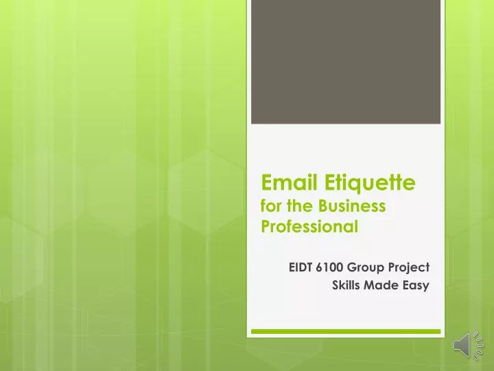email etiquette for the business professional