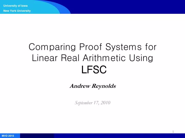 comparing proof systems for linear real arithmetic using lfsc