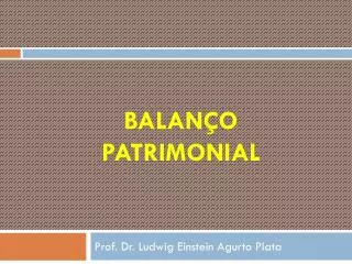 balan o patrimonial