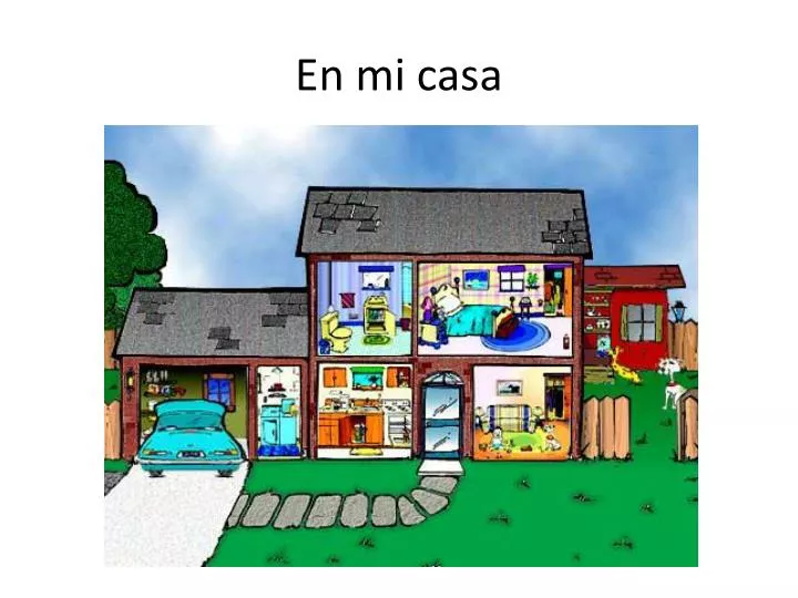 en mi casa