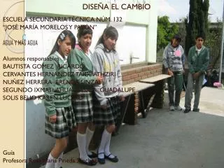 DISEÑA EL CAMBIO