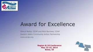 Award for Excellence