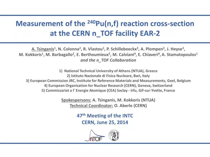 measurement of the 240 pu n f reaction cross section at the cern n tof facility ear 2