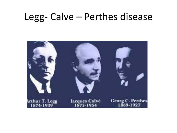 legg calve perthes disease