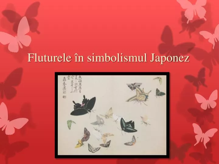 fluturele n simbolismul japonez