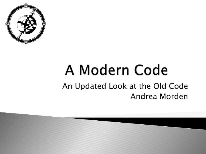 a modern code