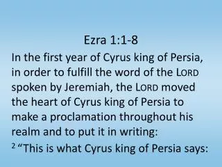 Ezra 1:1-8